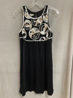foley + corinna sequin dress Foley & Corinna Sequined Beaded Dress //